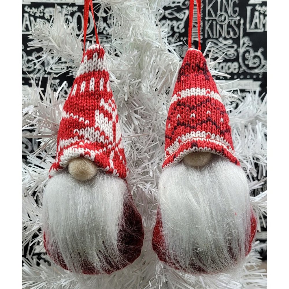 2 Knome Christmas Ornaments NWT
